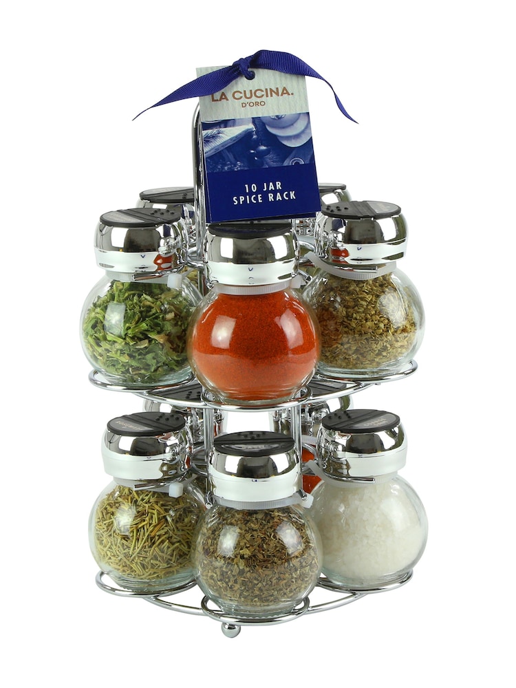 Kimm & Miller 10 Jar Spice Rack - Image 2 of 4