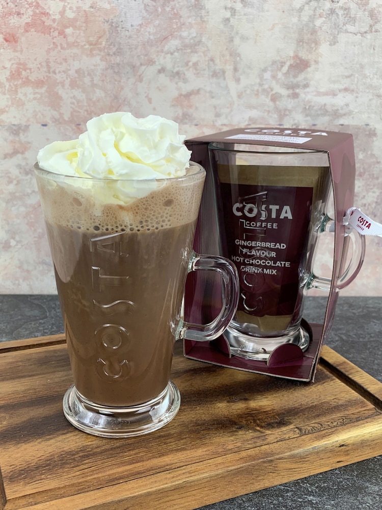 Costa Costa Gingerbread Hot Chocolate Glass - Image 1 of 3