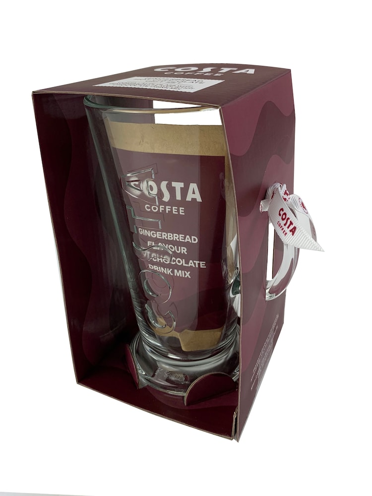Costa Costa Gingerbread Hot Chocolate Glass - Image 2 of 3