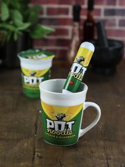 Pot Noodle Chicken and Mushroom Mug and Fork - Image 1 of 3