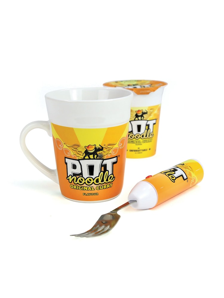 Pot Noodle Curry Mug and Spinning Fork - Image 2 of 3