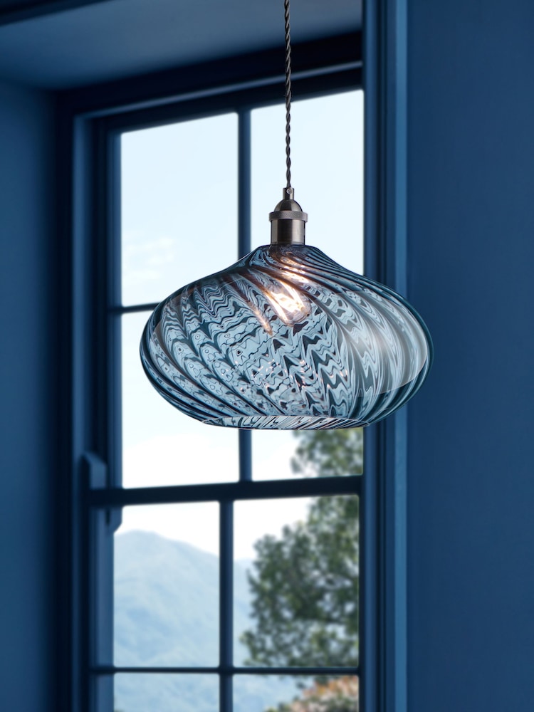 Navy Blue Freya Light Large Shade - Image 1 of 5