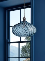 Navy Blue Freya Light Large Shade - Image 2 of 5