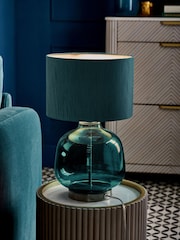 Teal Blue Connor Table Lamp - Image 1 of 6