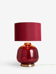 Cranberry Red Connor Table Lamp - Image 5 of 5