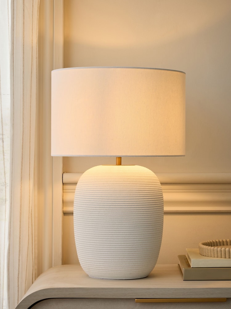 White Hadleigh Table Lamp - Image 1 of 5