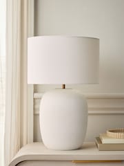 White Hadleigh Table Lamp - Image 2 of 5