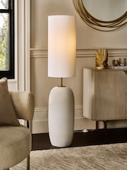 White Hadleigh Floor Lamp - Image 1 of 5