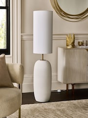 White Hadleigh Floor Lamp - Image 2 of 5