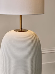 White Hadleigh Floor Lamp - Image 3 of 5