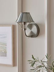 Brushed Chrome Hector Rechargeable Wireless Wall Light - Image 2 of 7