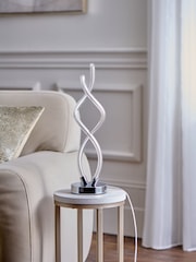 Chrome Mika LED Table Lamp - Image 2 of 5