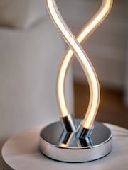Chrome Mika LED Table Lamp - Image 3 of 5
