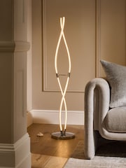 Chrome Mika LED Floor Lamp - Image 1 of 6