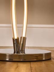 Chrome Mika LED Floor Lamp - Image 3 of 6
