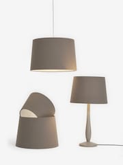 Mid Natural Lamp Shade Ceiling Light - Image 4 of 4