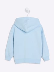 River Island Blue Boys Regular Fit 100% Cotton Hoodie - Image 2 of 4