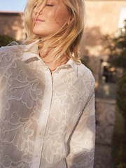 White N. Premium Embroidered Long Sleeve Shirt - Image 2 of 7