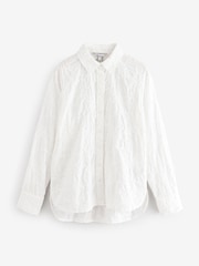 White N. Premium Embroidered Long Sleeve Shirt - Image 5 of 7