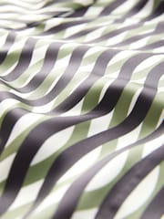 Geo Print Satin Long Sleeve Shirt - Image 8 of 8