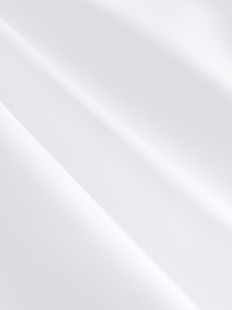 Blanc - Fitted Collared Essential Long Sleeve Shirt - Image 7 of 7