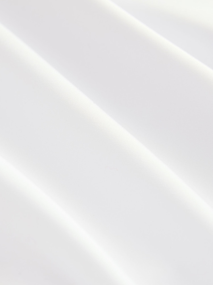 White Fitted Collared Long Sleeve Shirts 2 Pack - Image 11 of 11