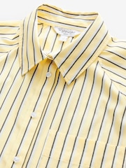 Yellow Stripe Girlfriend Oversized Long Sleeve Shirt - Image 7 of 9