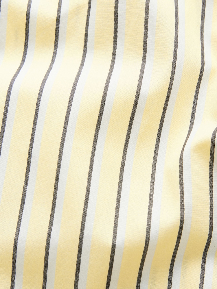 Yellow Stripe Girlfriend Oversized Long Sleeve Shirt - Image 9 of 9