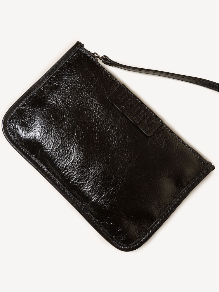Hereu Studio Black Calella Distressed Leather Tote - Image 12 of 12