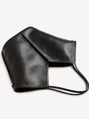 Hereu Studio Black Calella Distressed Leather Tote - Image 7 of 12