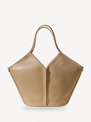 Hereu Studio Cream Calella Distressed Leather Tote - Image 1 of 7