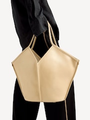 Hereu Studio Cream Calella Distressed Leather Tote - Image 2 of 7