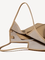 Hereu Studio Cream Calella Distressed Leather Tote - Image 5 of 7