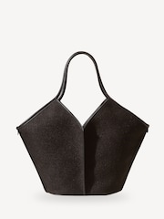 Hereu Studio Black Calella Winter Canvas Tote - Image 1 of 4