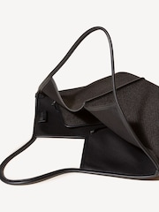 Hereu Studio Black Calella Winter Canvas Tote - Image 4 of 4
