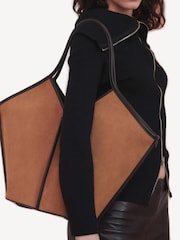 Hereu Studio Brown Calella Distressed Leather Tote - Image 3 of 6