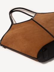 Hereu Studio Brown Calella Distressed Leather Tote - Image 4 of 6
