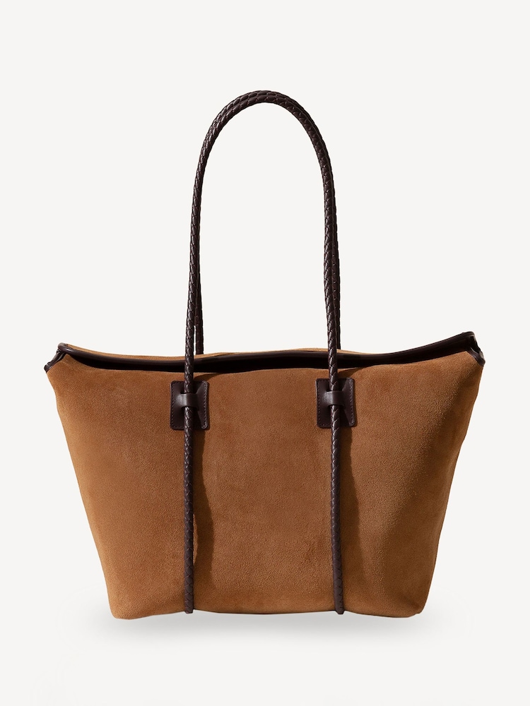 Hereu Studio Brown Forna Suede Tote - Image 1 of 5