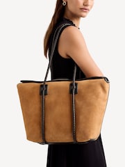 Hereu Studio Brown Forna Suede Tote - Image 2 of 5