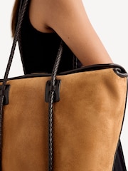 Hereu Studio Brown Forna Suede Tote - Image 5 of 5