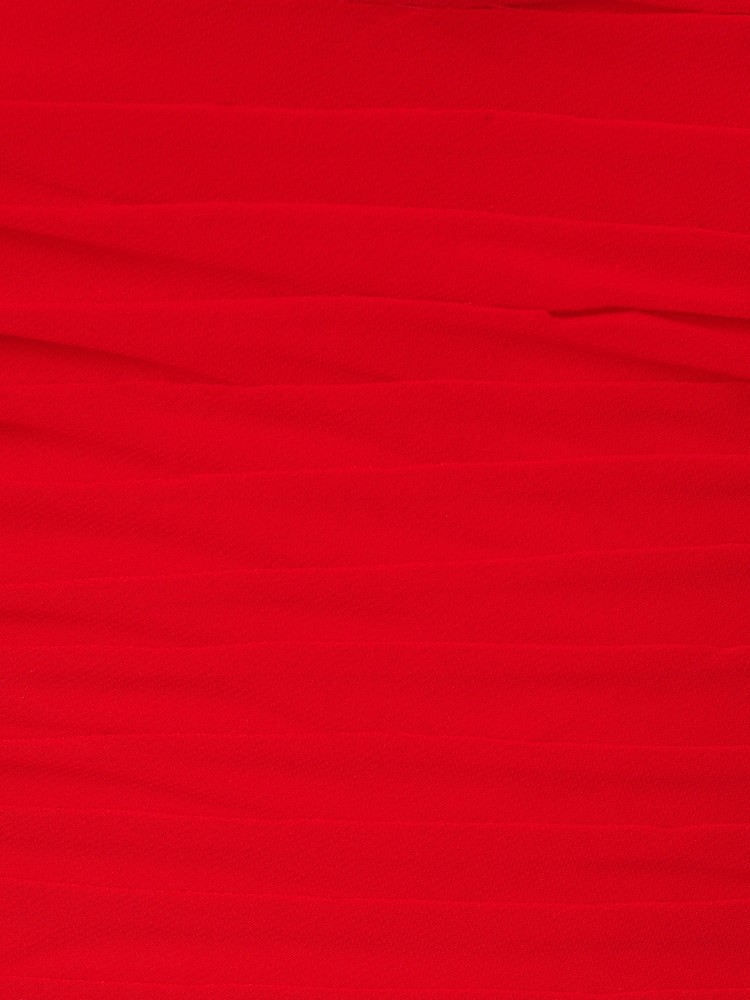 Adrianna Papell Red Mesh Halter Dress - Image 7 of 7