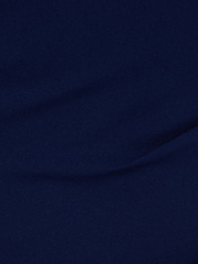 Adrianna Papell Blue Knit Crepe Short Dress - Image 7 of 7