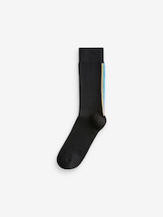 Black Striped Signature Bamboo Socks 4 Pack - Image 4 of 7