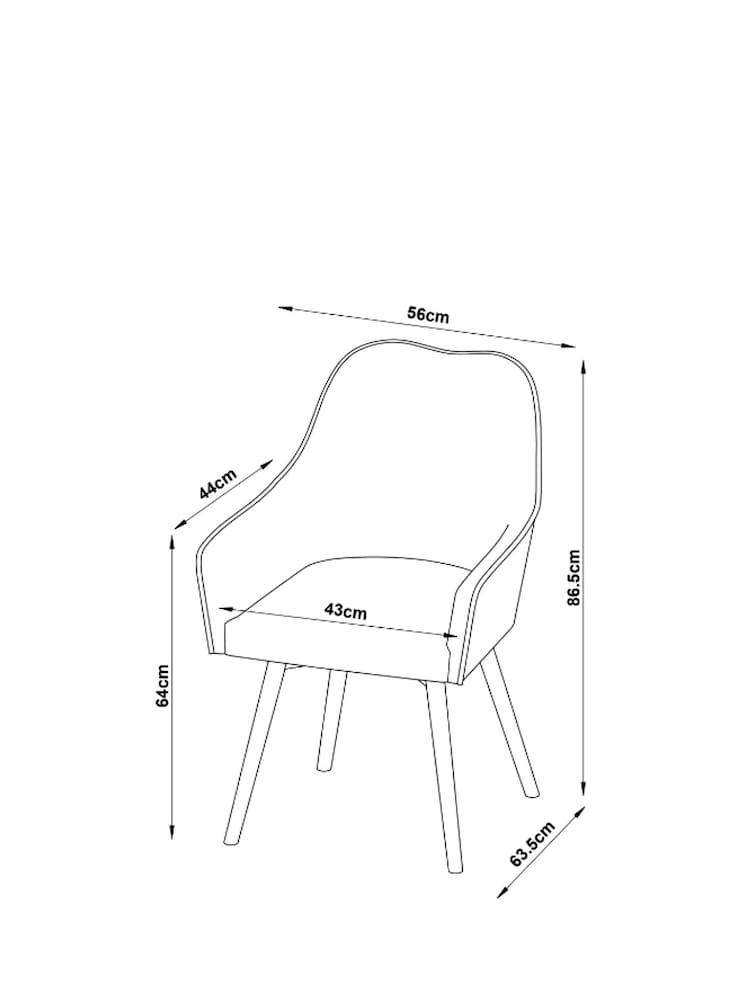 Set of 2 Brushed Weave Oyster Birkley Dining Chairs - Image 10 of 10