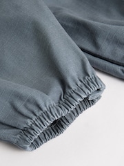 Gris antracita - Conjunto de peto y bodi tejido de algodón 100 % para bebé (0 meses - 2 años) - Imagen 10 de 14
