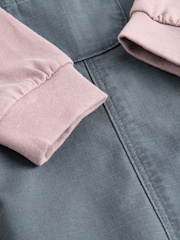 Gris antracita - Conjunto de peto y bodi tejido de algodón 100 % para bebé (0 meses - 2 años) - Imagen 11 de 14