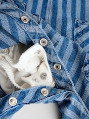 Stripe Baby Denim Dungarees and Bodysuit Set (0mths-2yrs) - Image 10 of 10