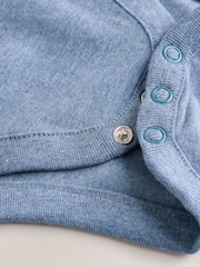 Azul náutico - Jersey 100% Cotton Dungaree and Bodysuit Baby Set (0mths-2yrs) - Imagen 9 de 9