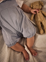 Gris - 100% Cotton Smart Baby Romper, Bodysuit And Socks Dungarees Set (0mths-2yrs) - Imagen 7 de 13