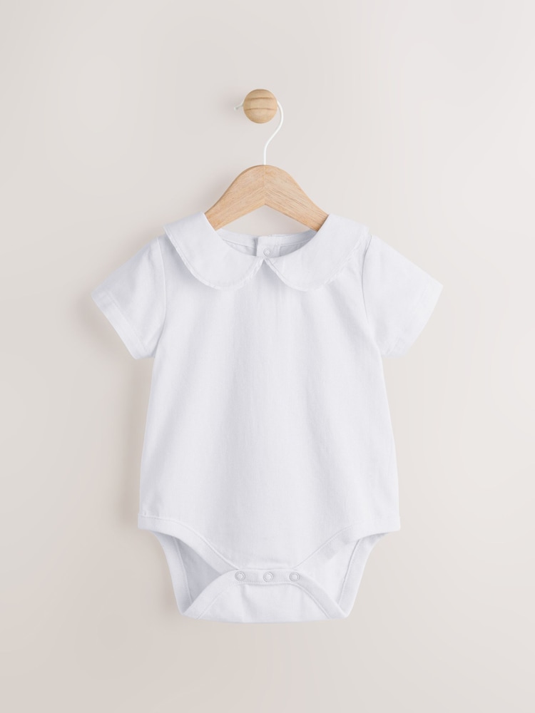Grey 100% Cotton Smart Baby Romper, Bodysuit And Socks Dungarees Set (0mths-2yrs) - Image 9 of 13